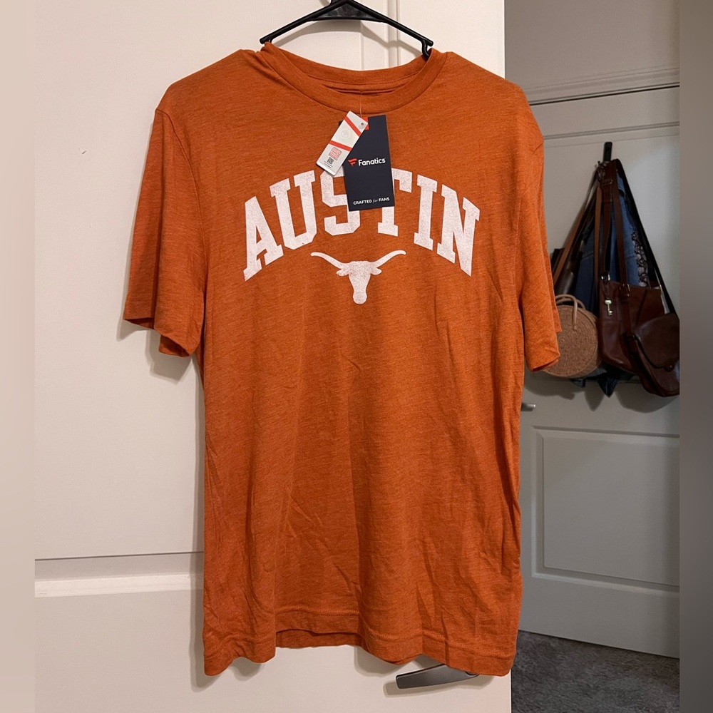 NWT Fanatics Austin Longhorn Tee